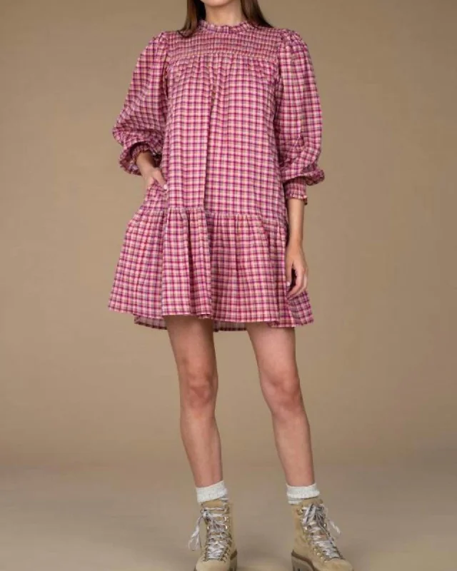 Lucy Dress in Big Sky Plaid | Big Sky Plaid