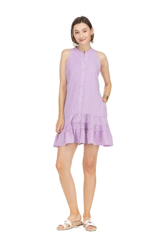 Lilac Flouncy Dress