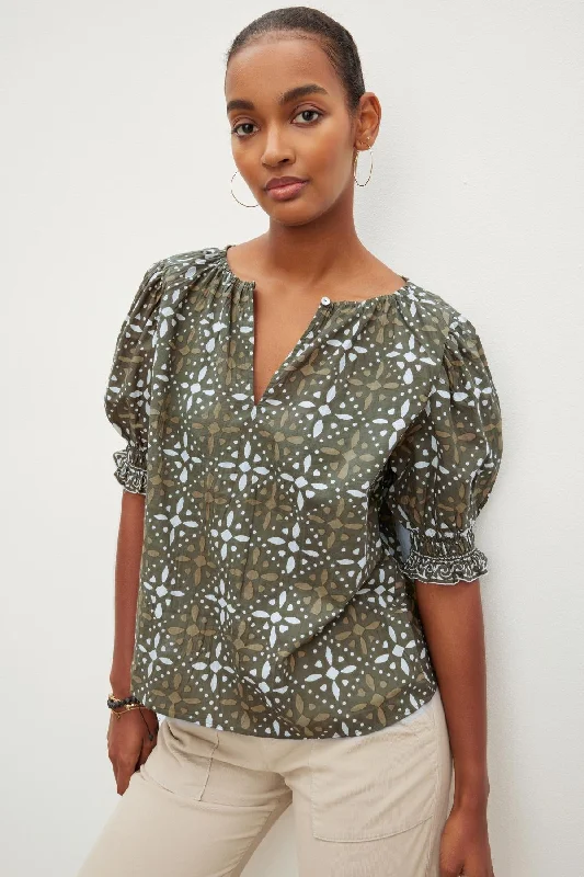 ALEX PRINTED BLOUSE Soft Pastel Blouse