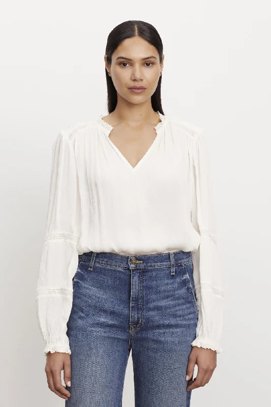 KOREN V-NECK BLOUSE Smart Casual Blouse