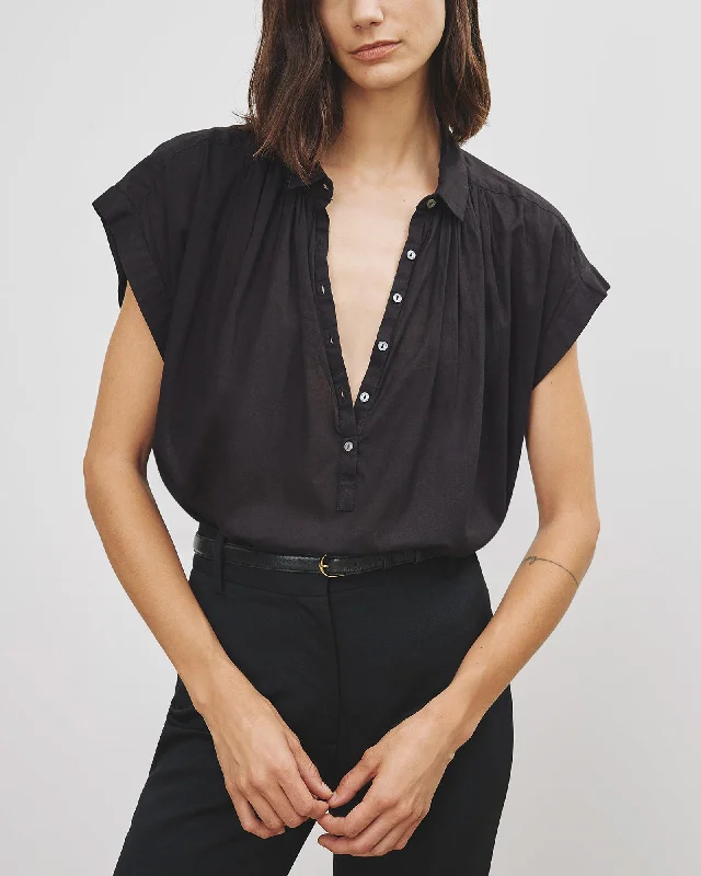 Normandy Blouse Oversized Silk Blouse