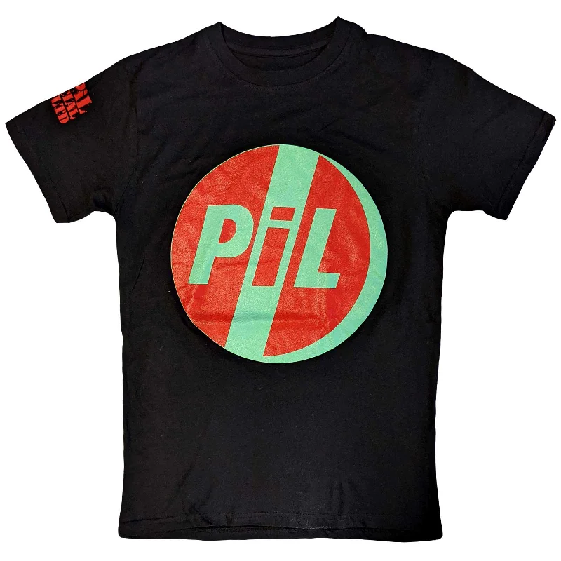 PIL (Public Image Ltd) | Official Band T-Shirt | Original Logo Houndstooth Herringbone Solid PIL (Public Image Ltd) | Official Band T-Shirt | Original Logo Houndstooth Herringbone Solid