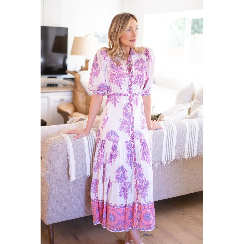 Flower Blair Maxi Dress Stylish One-Shoulder Maxi Dress