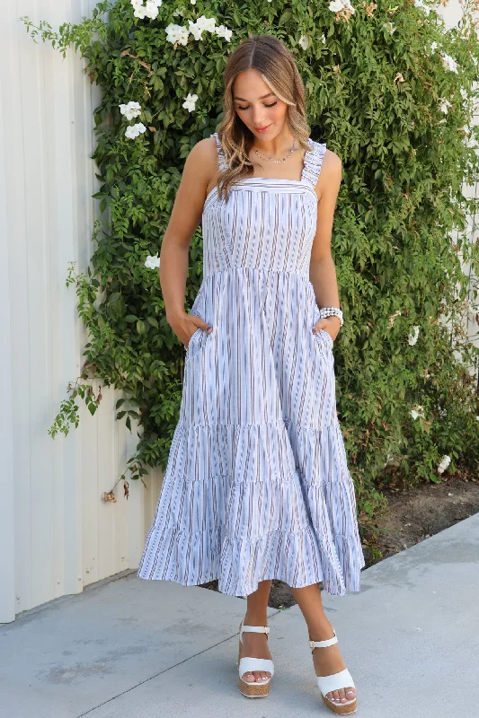 Boardwalk Babe Maxi Dress Stylish Boho Chic Maxi Dress