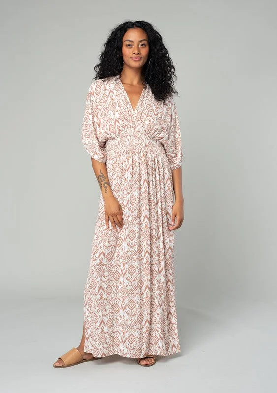 Bohemian Diamond Maxi Dress - S/M - Final Sale Elegant Maxi Dress with Slit