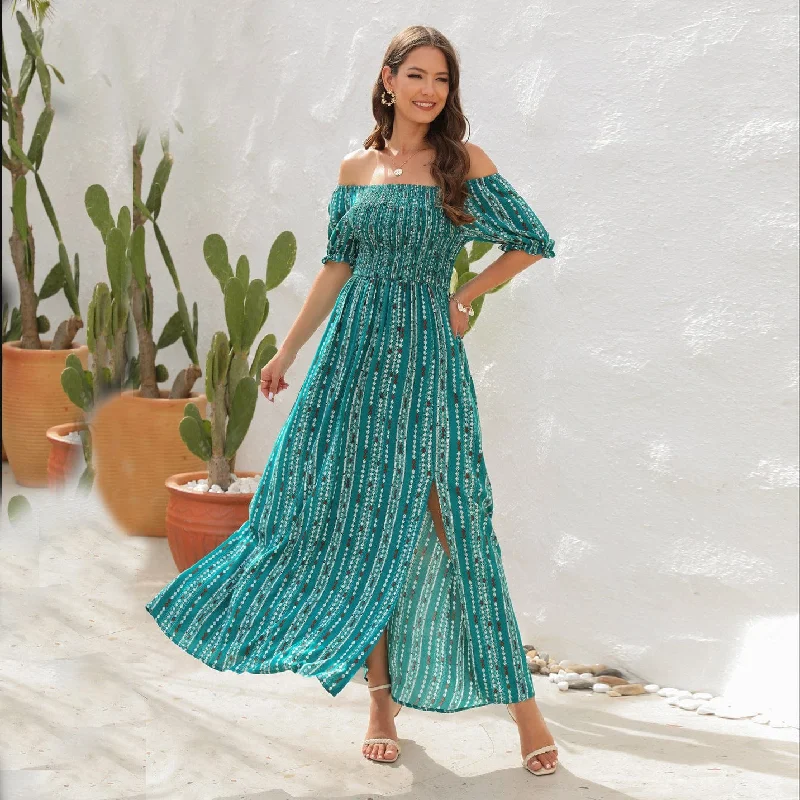 Gypsy Dreamer Off Shoulder Maxi Dress Fashionable Sleeveless Maxi Dress
