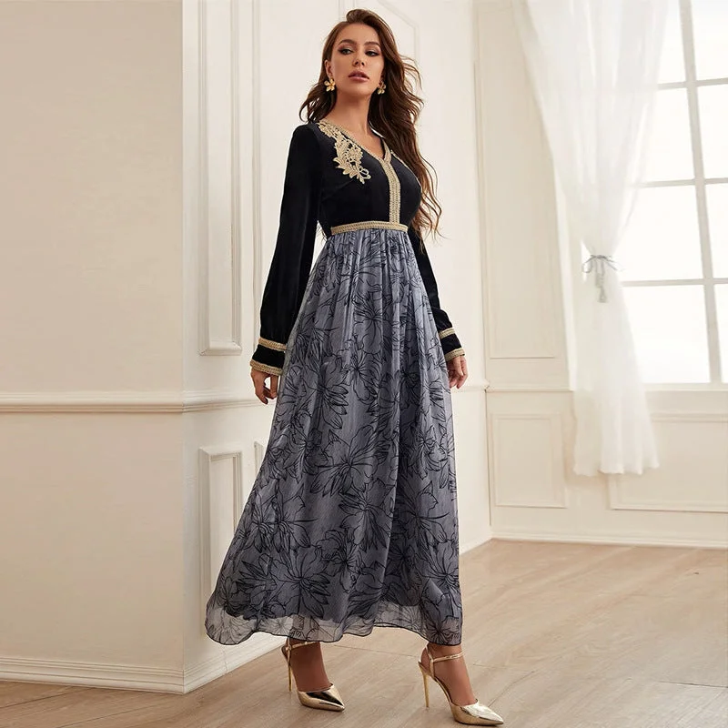 High Waist Black Organza Maxi Dress Cozy Knit Maxi Dress
