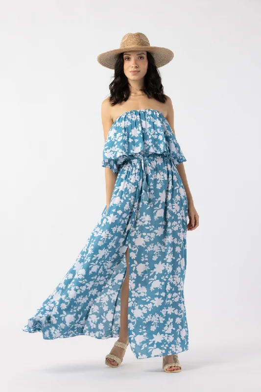 Maldives Maxi Dress Elegant Maxi Dress with Slit