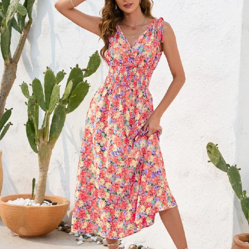 Orchid Boho Maxi Dress Comfortable Bohemian Maxi Dress