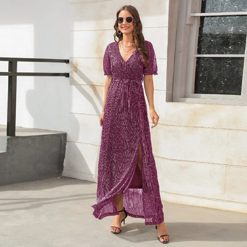 Queenie Maxi Dress Fashionable Chiffon Tiered Maxi Dress