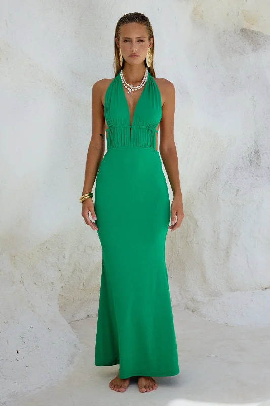 TAPIA MAXI DRESS - PINE Fashionable Layered Maxi Dress