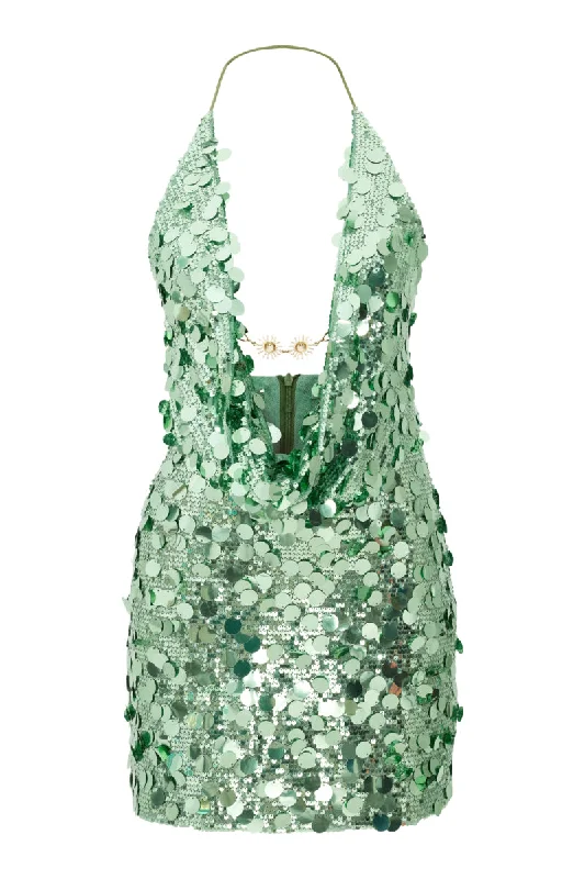 ASTRA MINI DRESS Elegant Lace Mini Dress