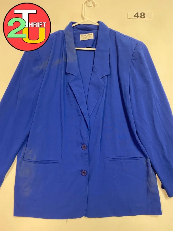 Women’s 16 As Is Alfred Dunner Jacket Zippered Jacket Buttoned Jacket Snapped Jacket Women’s 16 As Is Alfred Dunner Jacket Zippered Jacket Buttoned Jacket Snapped Jacket
