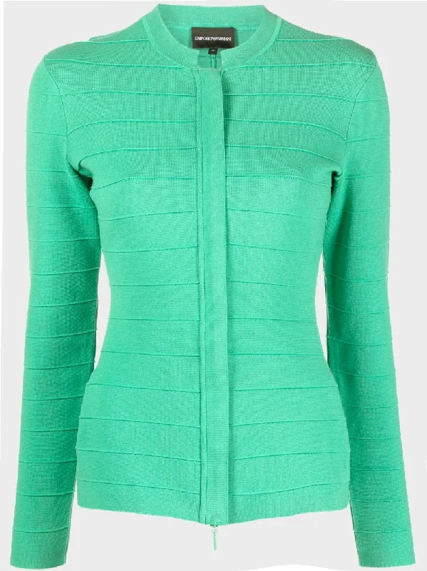 Emporio Armani Jackets Green Bomber Jacket Anorak Windbreaker