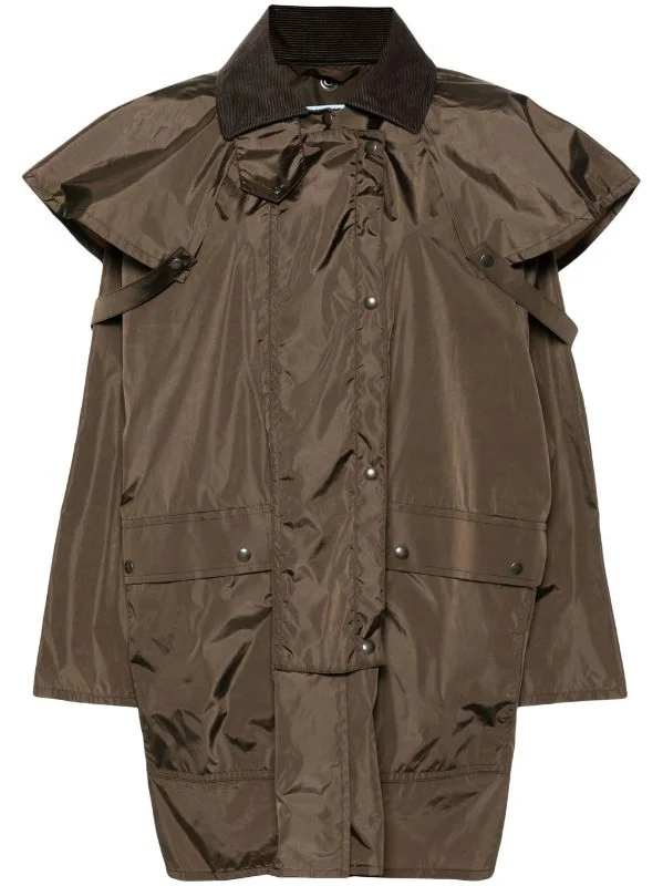 corduroy-collar storm jacket Boat Neck Shawl Collar Notched Collar