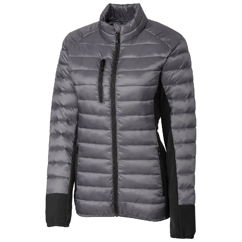 Clique Women's Grey Lemont Jacket Embroidered Jacket Appliqued Jacket Beaded Jacket