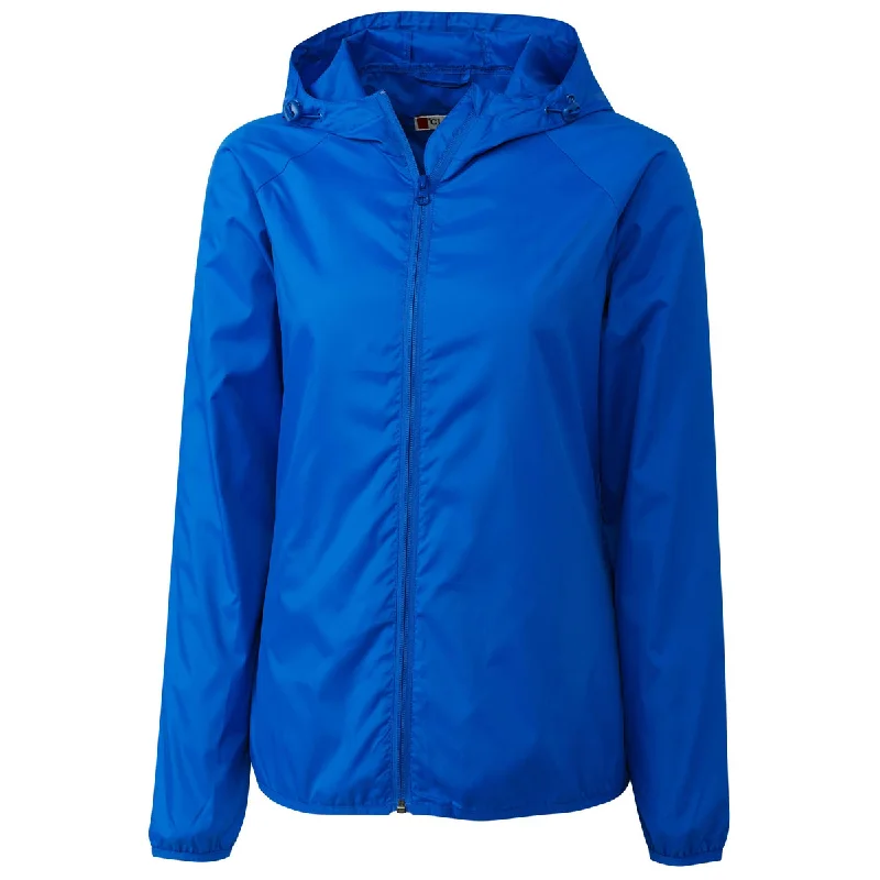 Clique Women's Royal Blue Reliance Packable Jacket Knit Fabric Woven Fabric Fleece Fabric