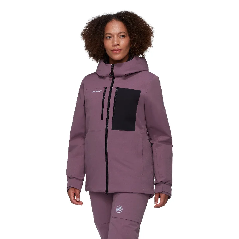 Mammut Women's Stoney HS Thermo Hooded Jacket Corduroy Jacket Velvet Jacket Brocade Jacket