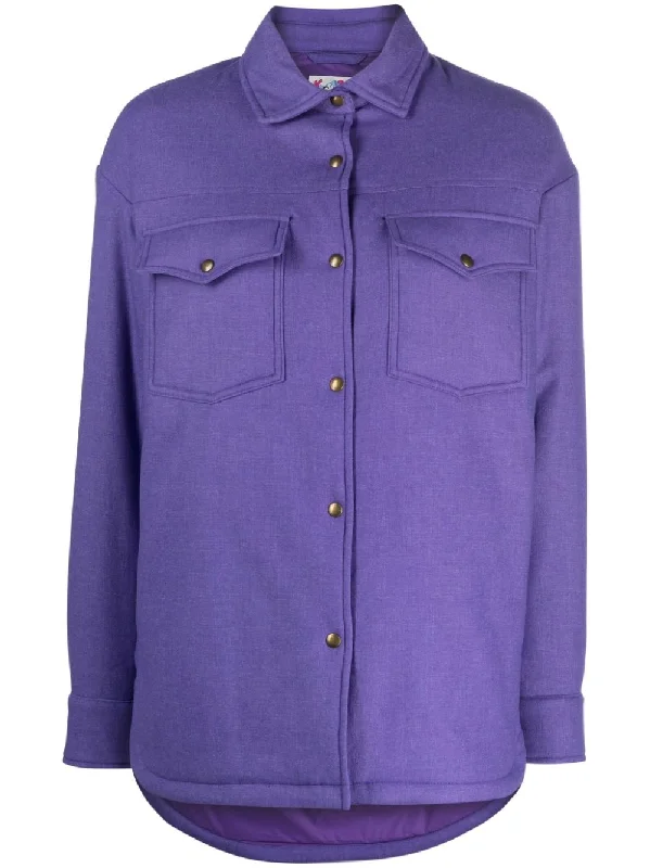 Mc2 Saint Barth Jackets Purple Striped Jacket Polka Dot Jacket Floral Jacket