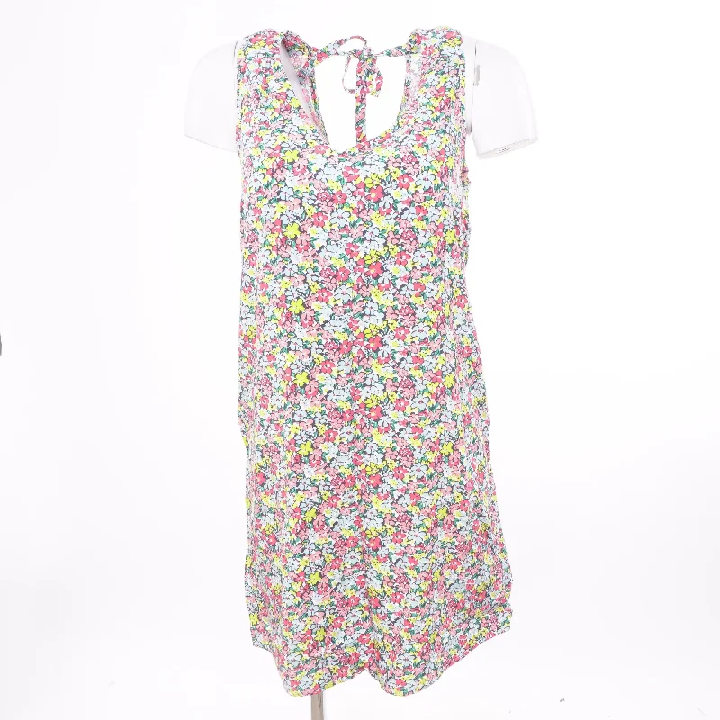 Multi Floral Mini Dress Fashionable Summer Mini Dress