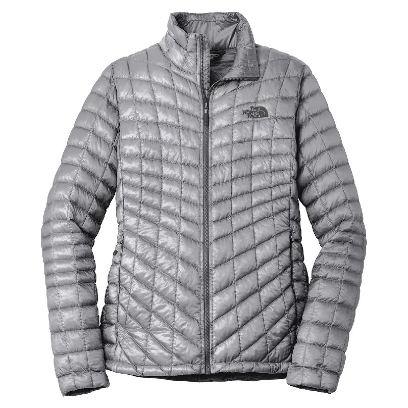 The North Face Women's Mid Grey Thermoball Trekker Jacket Jacket Blazer Coat