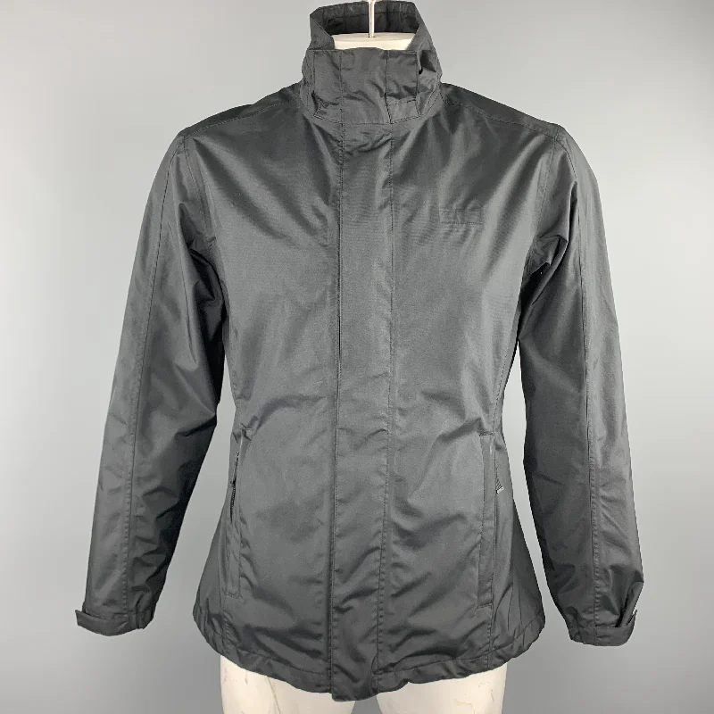 PATAGONIA Size L Black Nylon Windbreaker Jacket Jersey Jacket Tulle Jacket Batik Jacket