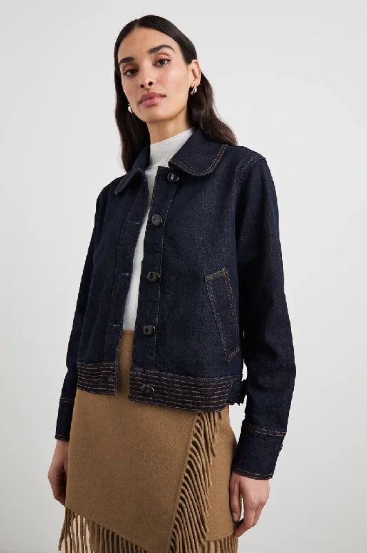 Rails Figueroa jacket in Midnight Blues Fleece Jacket Down Jacket Parka