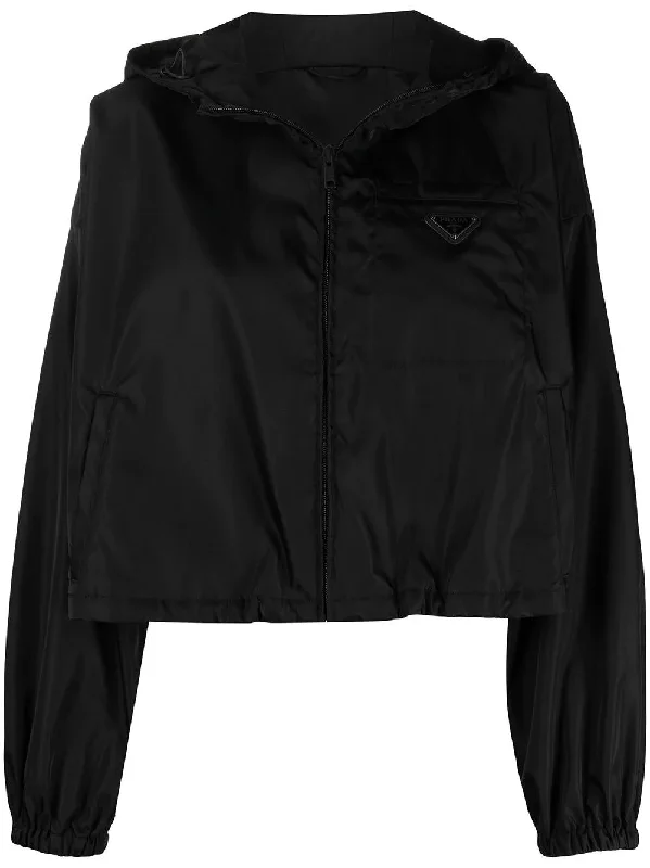 Re-Nylon cropped jacket Cotton Jacket Linen Jacket Terry Jacket