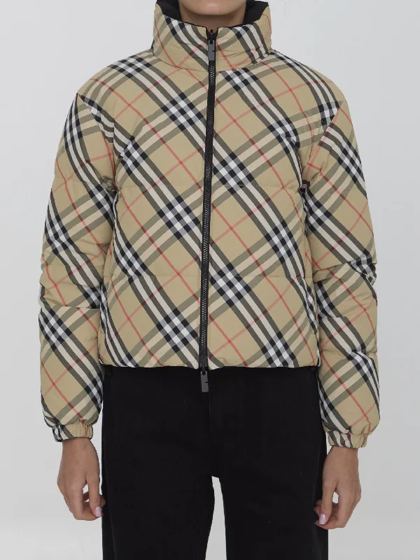 Reversible Down Jacket Satin Jacket Silk Jacket Chiffon Jacket