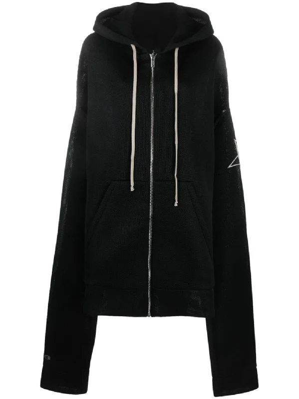 Rick Owens X Champions Jackets Black Tailored Jacket Straight Jacket A-Line Jacket