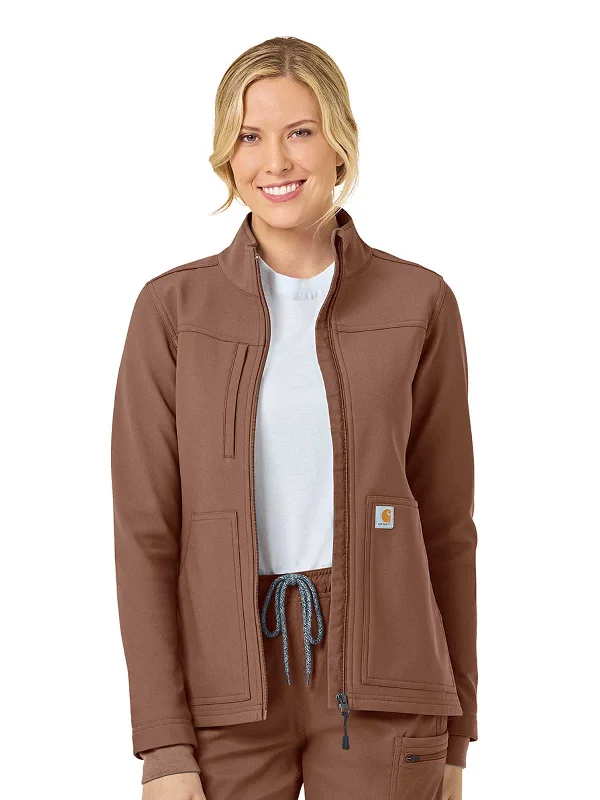 Rugged Flex - Women's Bounded Fleece Jacket Knit Jacket Woven Jacket Fleece Jacket