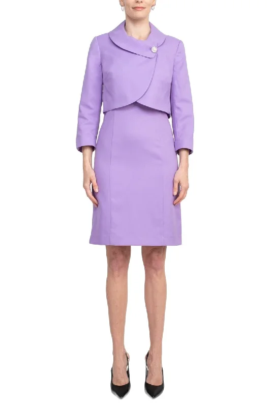 Tahari ASL Scoop Neck Sleeveless Zipper Back With Matching 3/4 Sleeves Jacket A-Line Jacket Boat Neck Shawl Collar Tahari ASL Scoop Neck Sleeveless Zipper Back With Matching 3/4 Sleeves Jacket A-Line Jacket Boat Neck Shawl Collar