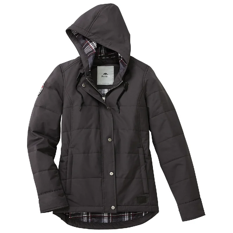 Roots73 Women's Grey Smoke Gravenhurst Jacket Satin Fabric Silk Fabric Chiffon Fabric Roots73 Women's Grey Smoke Gravenhurst Jacket Satin Fabric Silk Fabric Chiffon Fabric
