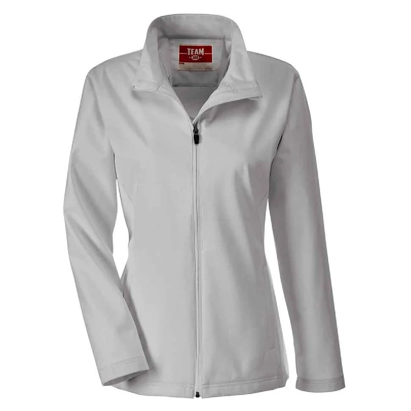 Team 365 Women's Sport Silver Leader Soft Shell Jacket Corduroy Jacket Velvet Jacket Brocade Jacket