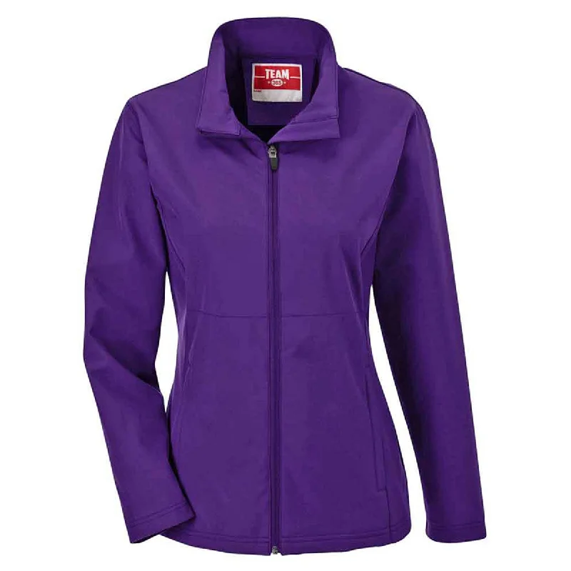 Team 365 Women's Sport Purple Leader Soft Shell Jacket Satin Jacket Silk Jacket Chiffon Jacket Team 365 Women's Sport Purple Leader Soft Shell Jacket Satin Jacket Silk Jacket Chiffon Jacket