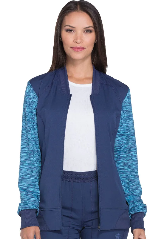 Dynamix - Women's Zip Front Warm-up Jacket Lace Jacket Ribbed Jacket Sequined Jacket