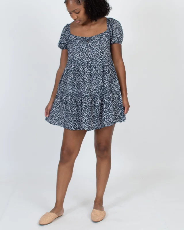 "Playa" Mini Dress Classic Floral Print Mini Dress