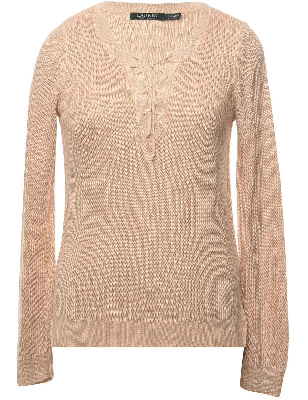 Ralph Lauren Jumper - S Welt Pockets Slit Pockets Flap Pockets