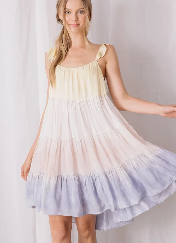 Storia- Trapeze and Swing Mini Dress Stylish Sweetheart Mini Dress