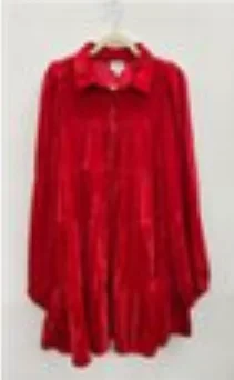 Velvet Rhinestone LS Mini Dress Stylish Plaid Mini Dress