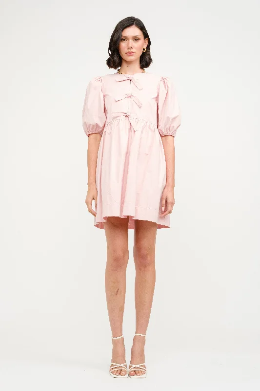 Wilma Poplin Mini Dress Fashionable Party Mini Dress