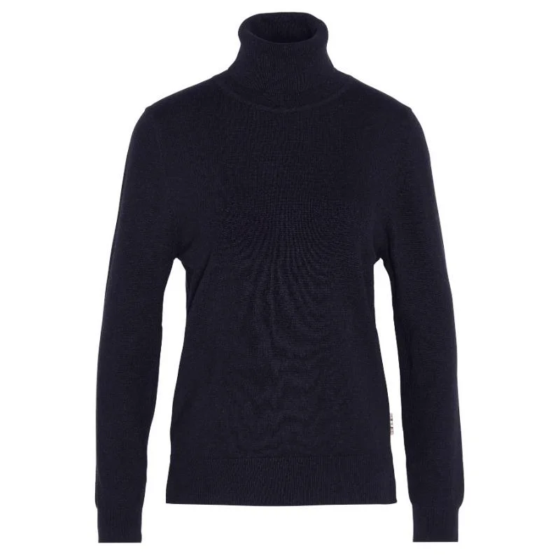 Barbour Pendle Roll Neck Knitted Ladies Jumper - Black/Hessian Tartan Jersey Fabric Tulle Fabric Batik Fabric