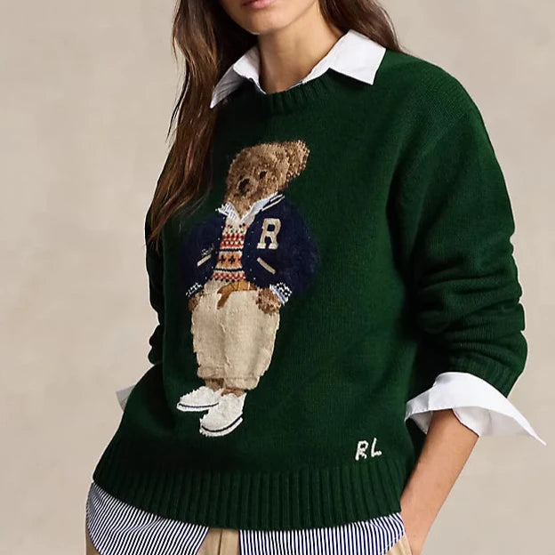 Premium Wool-Cashmere Jumper Zippered Buttoned Snapped