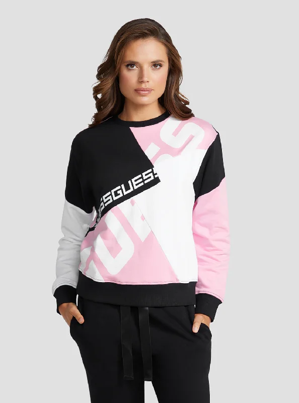 Rose Evelina Active Jumper Embroidered Appliqued Beaded