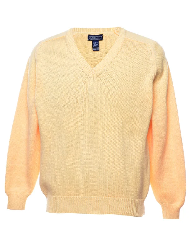 Yellow Jumper - M Terry Terry Cloth Terry Knit