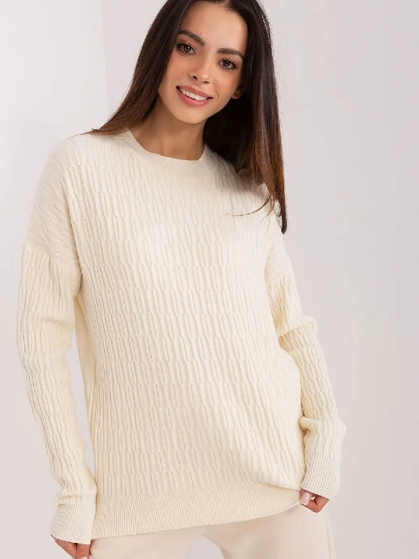 Jumper AT Turtle Neck Boat Neck Asymmetrical Neck