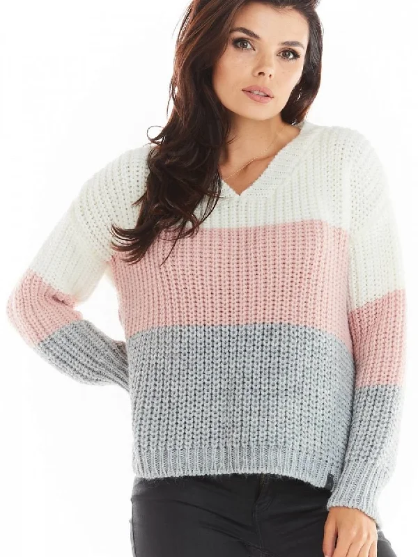 Jumper awama Hooded Caped Shawl Collar
