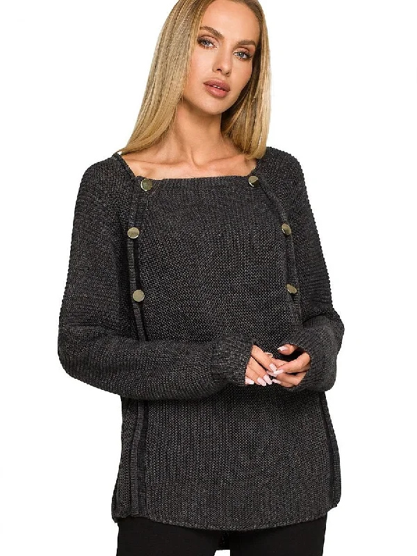 Jumper Moe Print Jacquard Patchwork