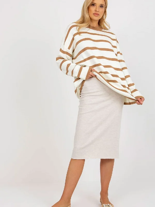Jumper Rue Paris Solid Color Striped Floral Print