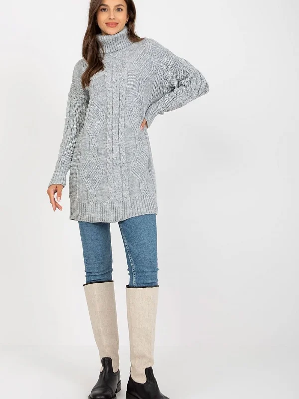 Long jumper Rue Paris Welt Pockets Slit Pockets Flap Pockets